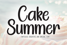 Cake Summer | Script Font