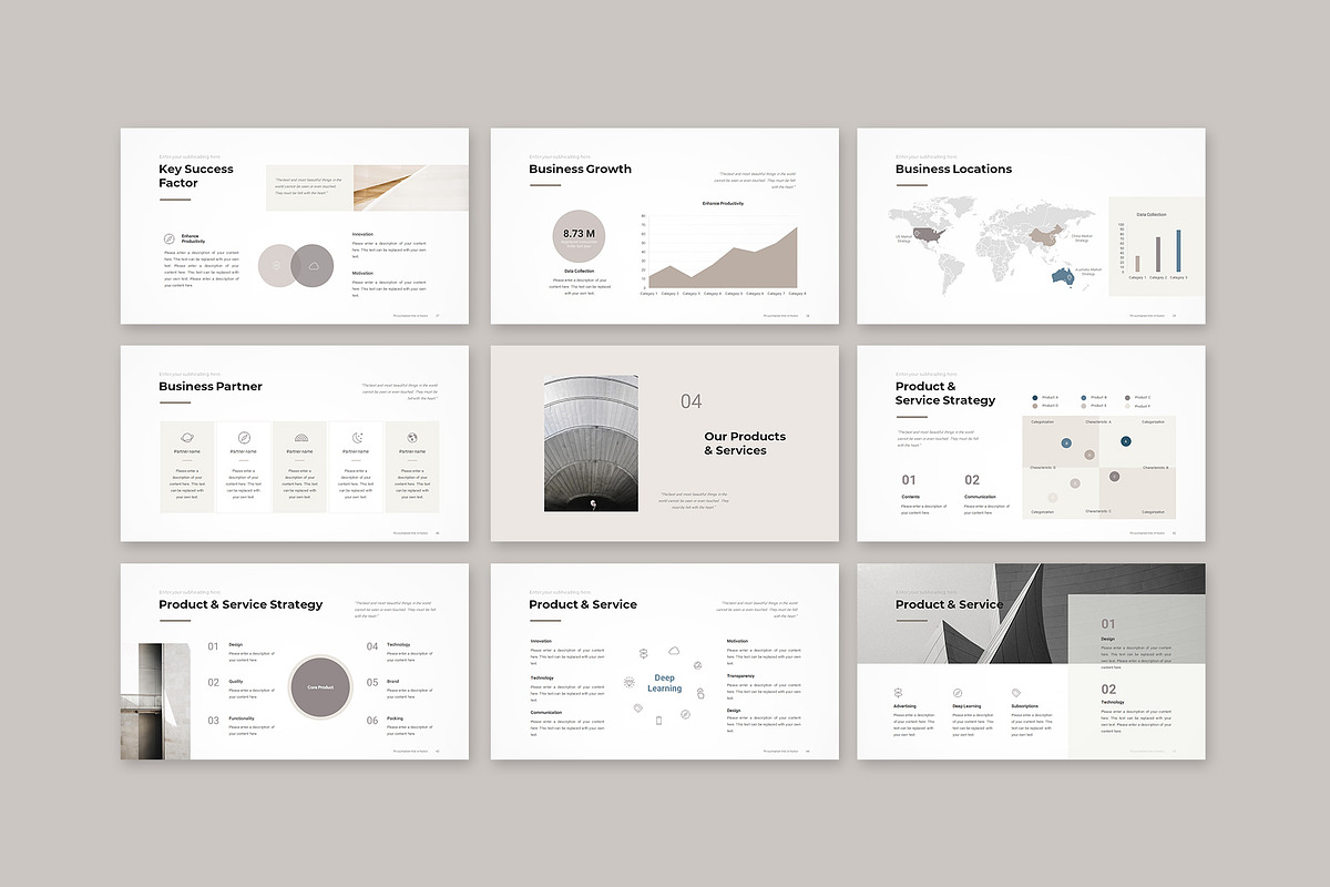 Company Profile PowerPoint Template, a Presentation Template by CreativityForest (Photo 8 of 14)