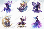 Watercolor Magical Fairy Garden Clip, an Illustration by designcity5 (Thumbnail 2 of 5)