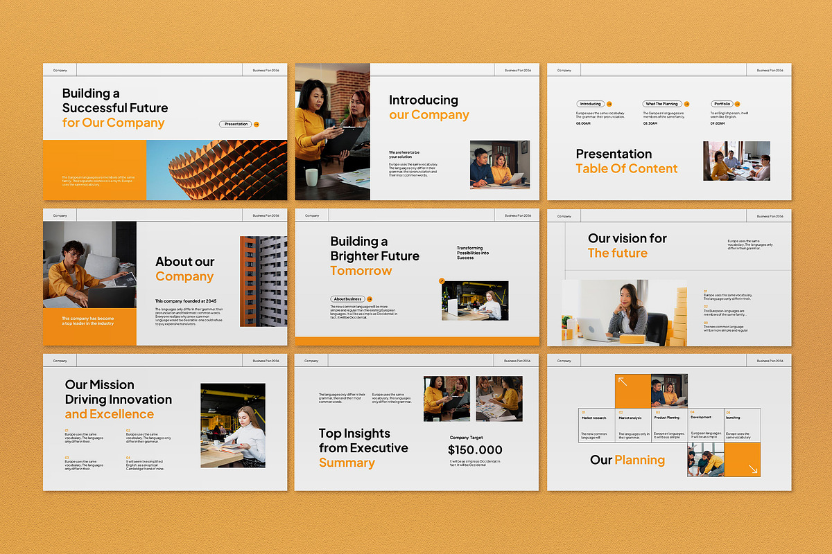 Modern Business Plan Presentation, a Presentation Template by graphicook (Photo 5 of 5)