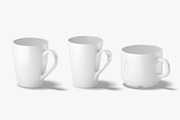 10 White Ceramic Cups 3D Model, an Object 3D Model by rebrandy (Thumbnail 4 of 9)