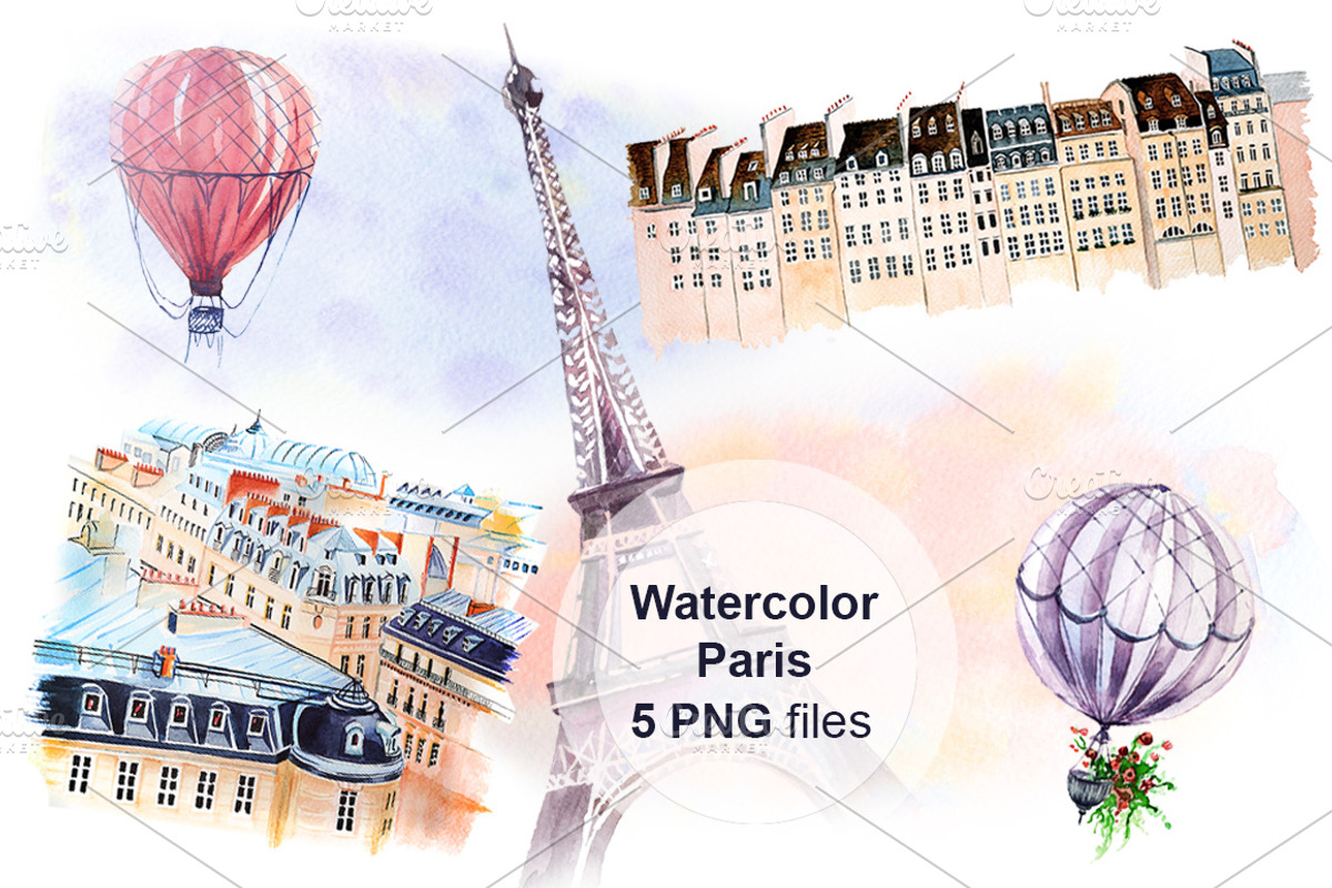 Elements of Paris, an Illustration by lilisavelieva
