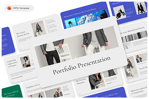 Portfolio PowerPoint Template, a Presentation Template by Premast