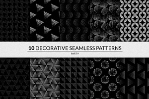 144 Seamless Pointillism Patterns