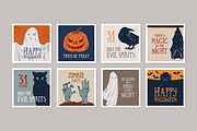 Halloween posters, cards, seamless, a Decorative Illustration by Good Studio (Thumbnail 6 of 17)