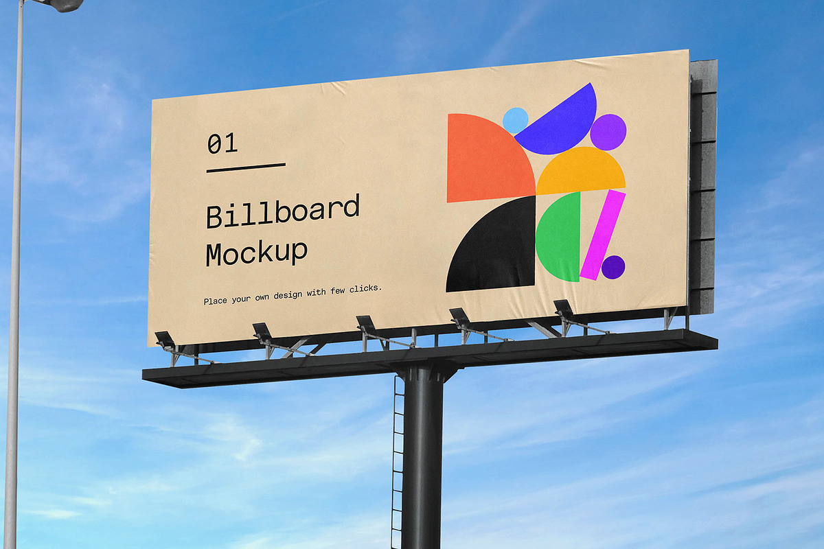 Billboard Poster Street Mockup, an Advertising Mockup by Asylab (Photo 1 of 5)
