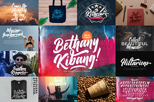 Bold Script Font Bundle Vol 2