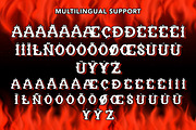 Dark Flame - Blackletter Font, a Blackletter Font by AQR Studio (Thumbnail 7 of 9)