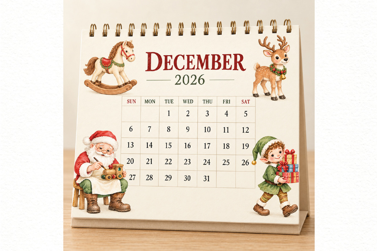 Christmas Watercolor PNG, a Seasonal Illustration by Villa 11 Estudio (Photo 7 of 9)