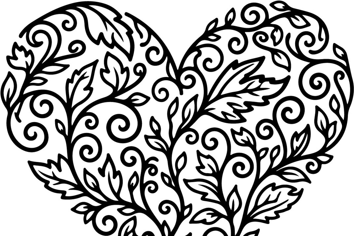 Decorative Heart Silhouette Bundle, an Illustration by Designs_River (Photo 19 of 45)
