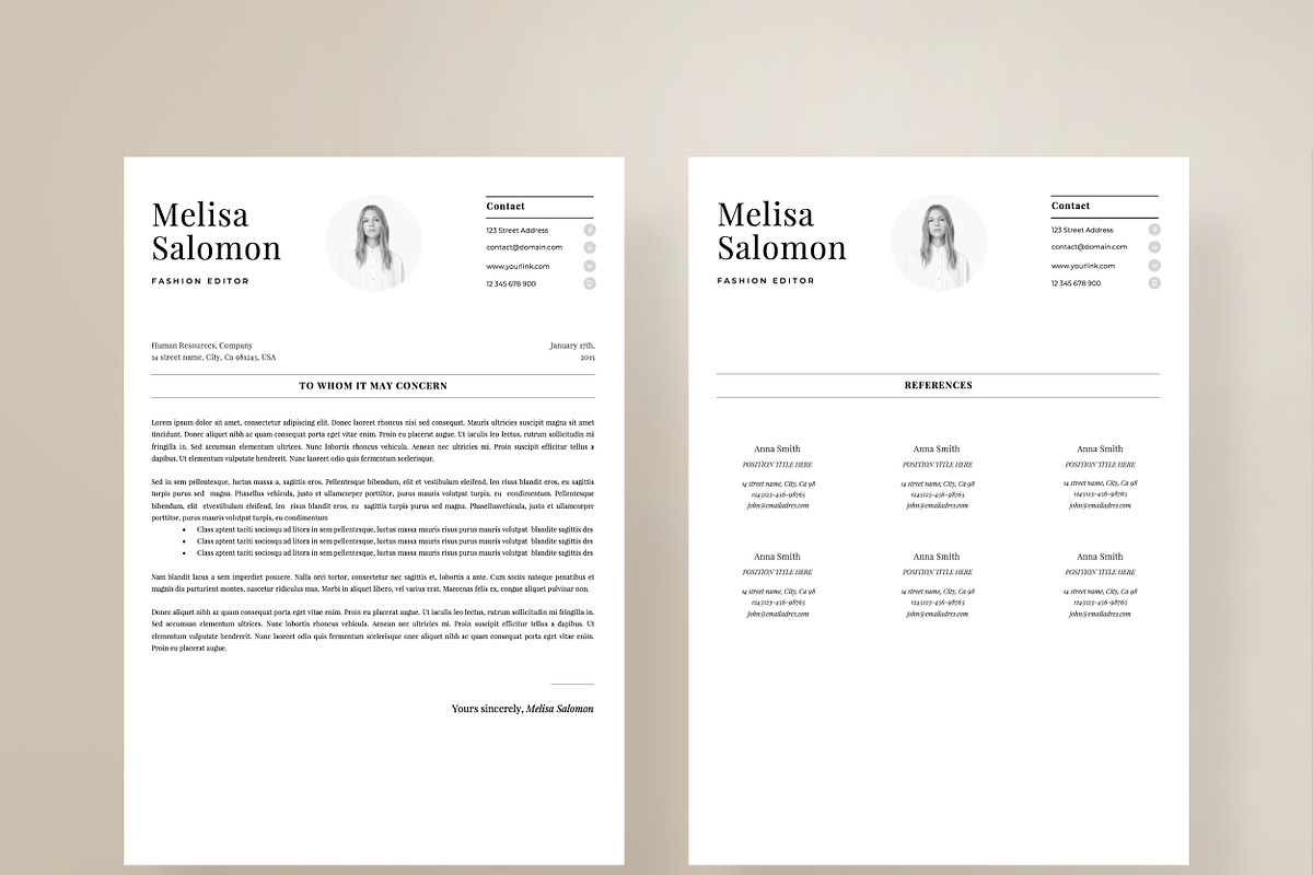 Resume Template 1, 2 page | Paris, a Resume Template by Resume Angels (Photo 6 of 11)