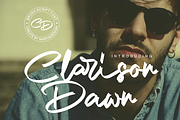 Clarison Dawn - Brush Script, a Script Font by Marvadesign (Thumbnail 1 of 8)