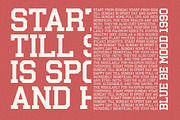 Blue Be Mood, a Slab Serif Font by OWL KING (Thumbnail 2 of 8)