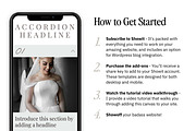 Showit Addon - Image Accordion, a Websites & App Template by Amanda Pena Design (Thumbnail 4 of 5)