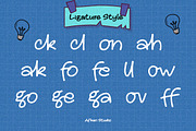 Sanger Memo - Handwritten Font, a Script Font by Afkari Studio (Thumbnail 10 of 10)