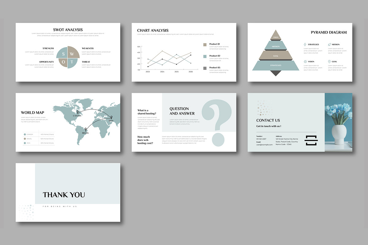 Minimal Business Presentation PPT, a Presentation Template by Mighty-Slide (Photo 5 of 5)