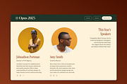 Overtura - Framer Event Template, a Landing Page Template by Designed by Sabb (Thumbnail 5 of 6)
