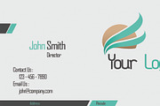 Modern Business Card with 2 Colors, a Business Card Template by Raj Shop (Thumbnail 2 of 3)