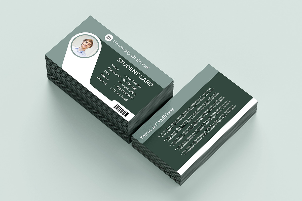 Student Card Template Bundle 2, a Card Template by takuloerizal (Photo 4 of 4)