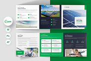 Solar Energy Brochure Trifold Square, a Brochure Template by artbart (Thumbnail 1 of 8)