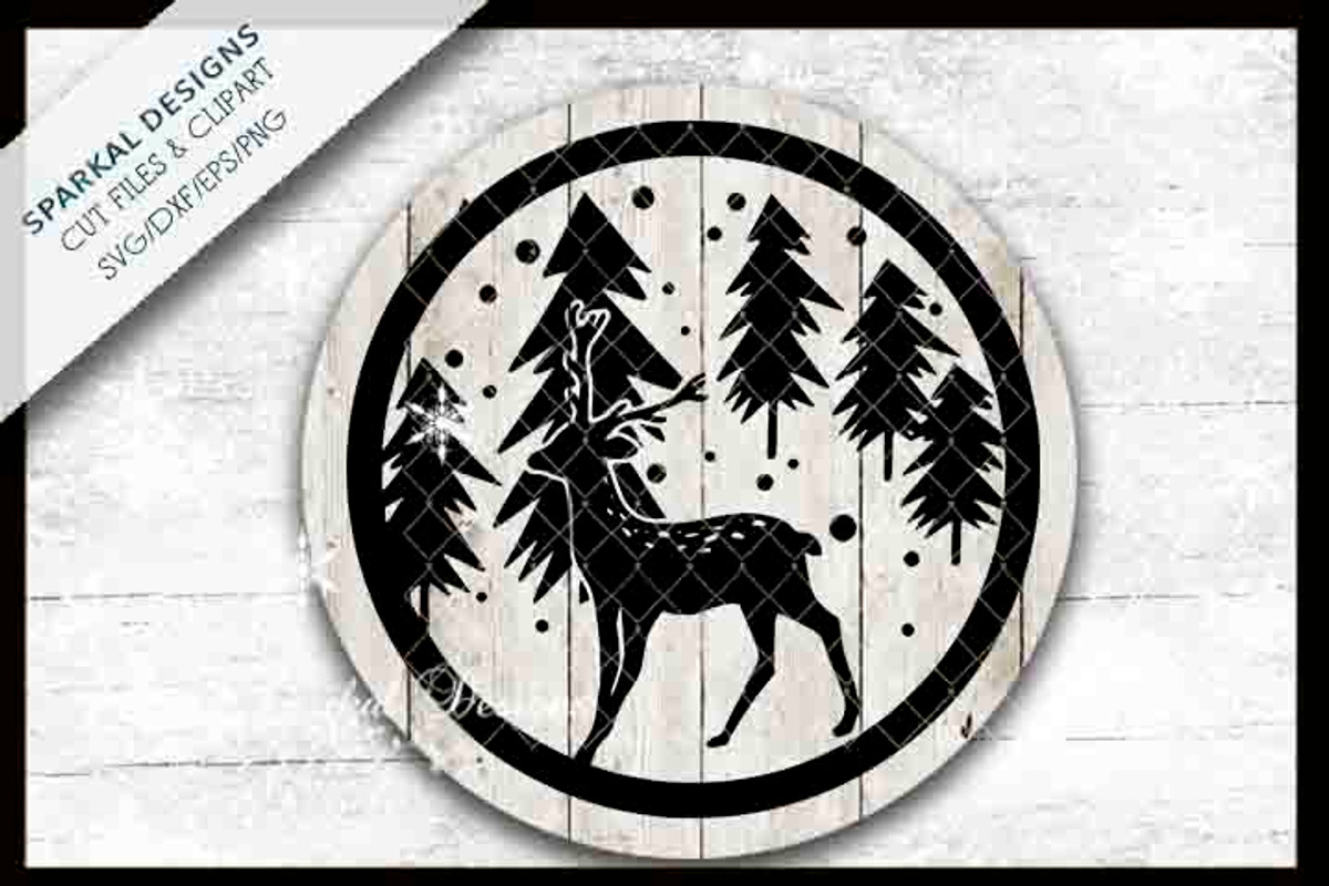 Christmas Snow Scenes for Ornaments, an Object Graphic by SparkalDesigns (Photo 2 of 4)