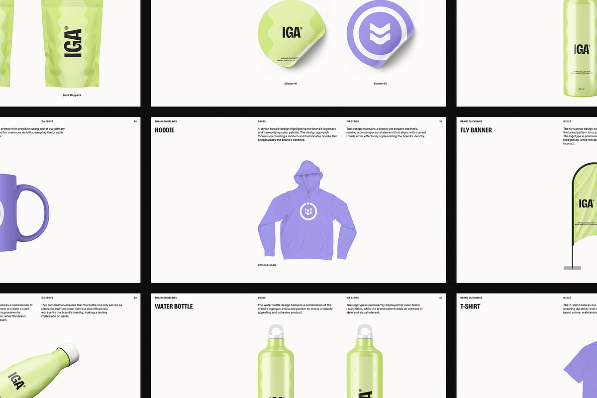IGA / Brand Guidelines, a Presentation Template by Wildnun Studio (Photo 12 of 18)