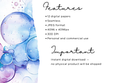Watercolor Soap Bubbles, an Illustration by Mashimara (Thumbnail 3 of 4)