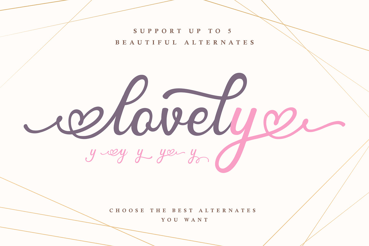 Ardila / Lovely Calligraphy Font preview 3