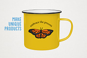 Butterflies of the World, a Decorative Illustration by Lemonade Pixel (Thumbnail 4 of 7)