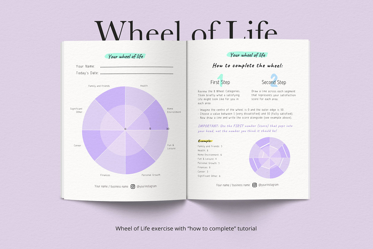 Life Coach Workbook Template for Canva