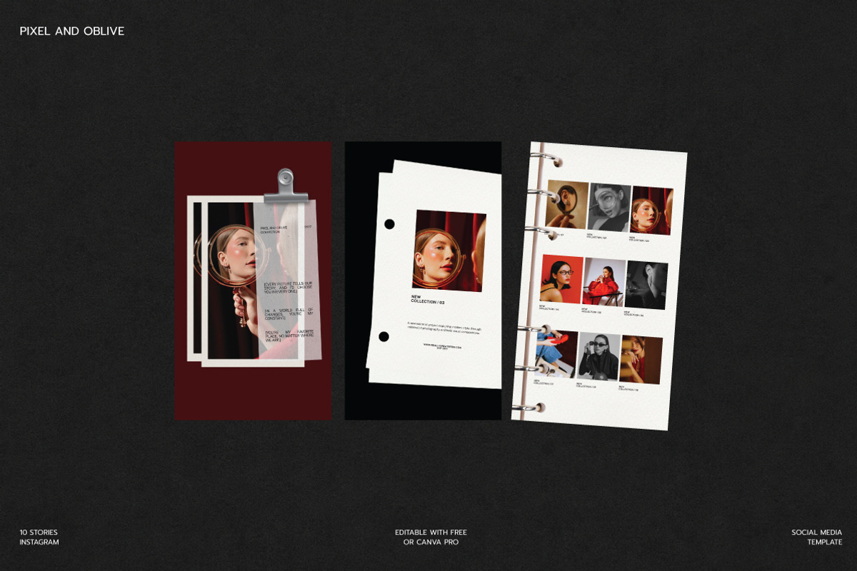 RUOE / Stories Social Media KIT, a Social Media Template by Pixel And Oblivé (Photo 3 of 5)