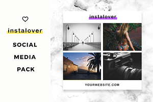 Instalover Instagram SocialMediaPack