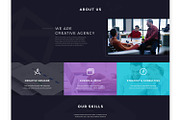 Axwell - Digital Agency PSD Template, a Websites & App Template by Spartak Vee (Thumbnail 5 of 10)