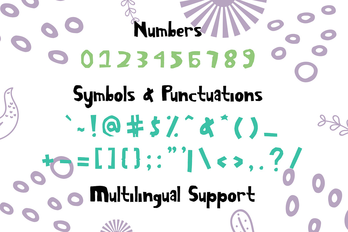 SkitCut - Fun Cut Font preview 8