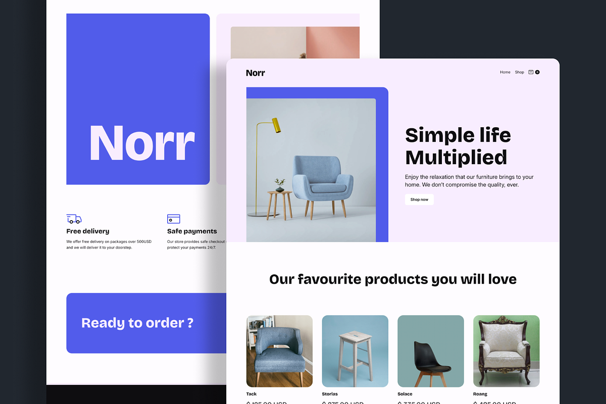 Norr - Webflow & Figma Template, a Landing Page Template by Toms Design (Photo 1 of 4)