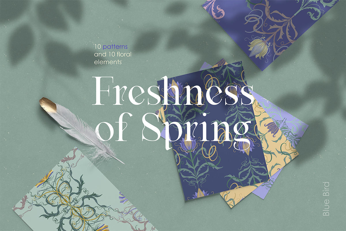 Spring floral pattern collection, a Pattern Graphic by Colden Blue (Photo 1 of 13)