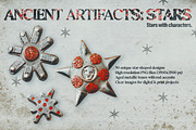 Ancient Artifacts: Stars (50 PNG), an Object Graphic by Megan Aili Designs (Thumbnail 1 of 5)