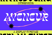 Aveneur - Unique Display, a Serif Font by Mokatype Studio (Thumbnail 1 of 9)
