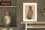 PREGNANT female. Modern art., a Decorative Illustration by EasyArt (Thumbnail 4 of 14)