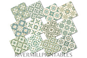 Seamless Moroccan Backgrounds, a Background Graphic by Rivermill Printables (Thumbnail 2 of 2)