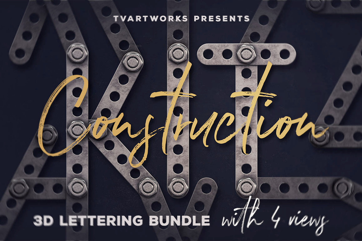 SALE 9 Creative 3D Lettering Sets, a Graphic by TVartworks (Photo 3 of 60)