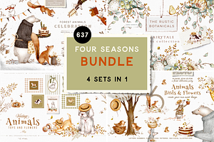 Four Seasons Animals Bundle