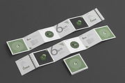 Six Fold Square Brochure Mockups, a Print Template by pmvch (Thumbnail 1 of 9)