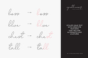 Script Font Apotheosis, a Script Font by pixelcolours (Thumbnail 8 of 15)