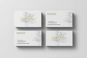 watercolor Business Card