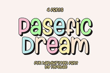Pasefic Dream - Fun Handwritten Font