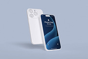 iPhone Clay Mockup Bundle Set, an iPhone Mockup by Rielismee (Thumbnail 2 of 5)
