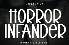 Horror Infander | Script Font