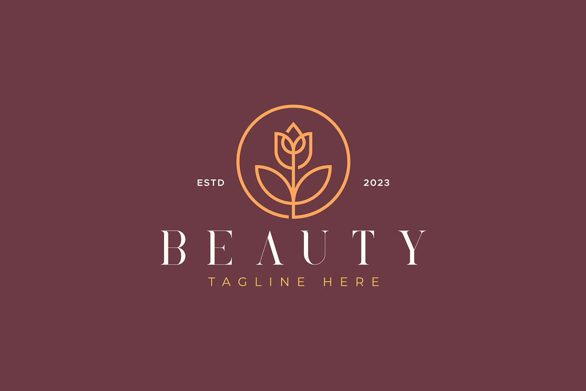 Beauty Flower Premium Concept Logo, a Branding & Logo Template by Signatoro (Photo 1 of 2)