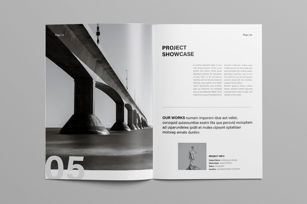 Architecture Portfolio Canva, a Brochure Template by Pixelpick (Photo 7 of 9)